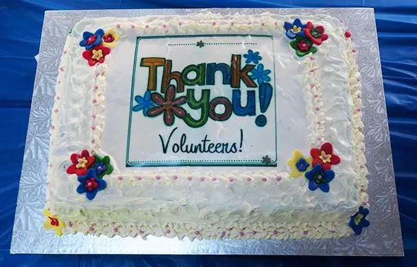 Volunteer thank you